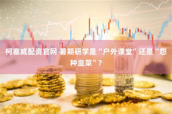 柯塞威配资官网 暑期研学是“户外课堂”还是“怨种韭菜”?
