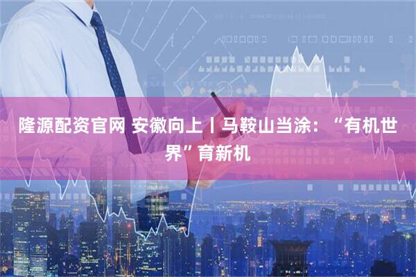 隆源配资官网 安徽向上丨马鞍山当涂：“有机世界”育新机